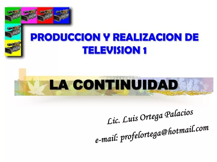 produccion y realizacion de television 1