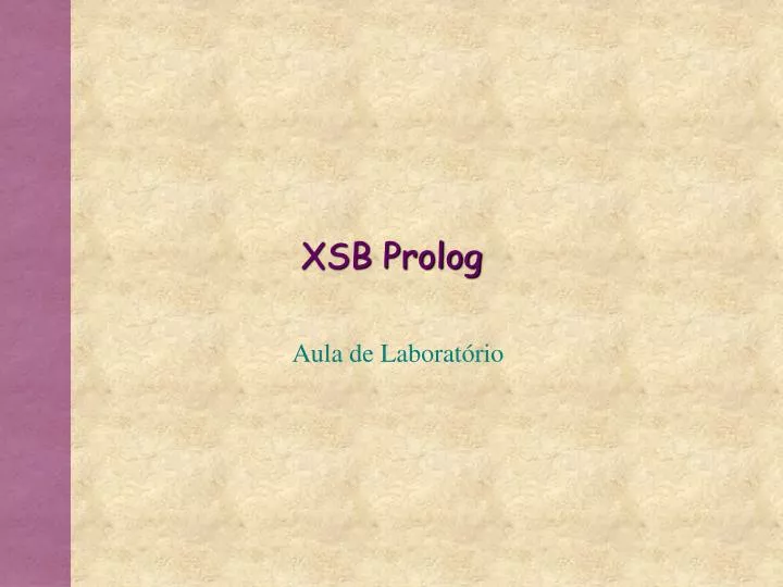 xsb prolog