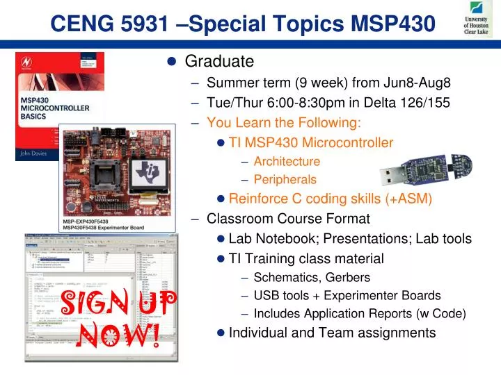 ceng 5931 special topics msp430