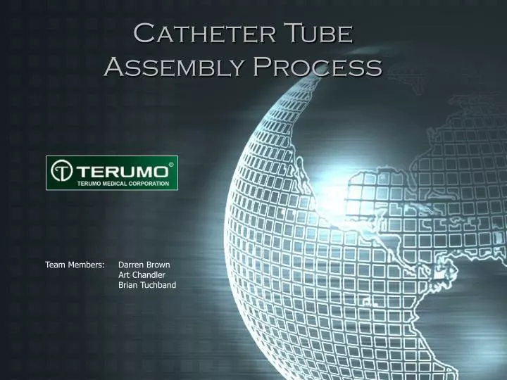 catheter tube assembly process