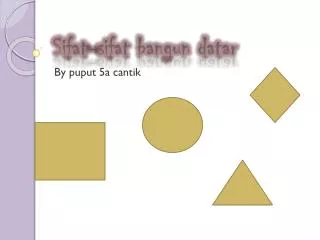 sifat sifat bangun datar