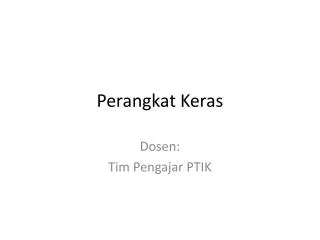 perangkat keras