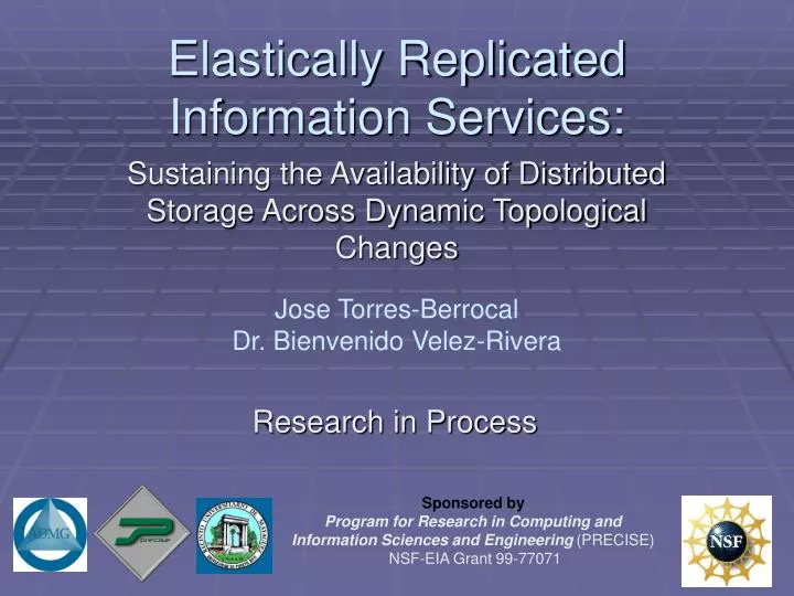 elastically replicated information services