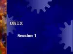 UNIX - slide 1