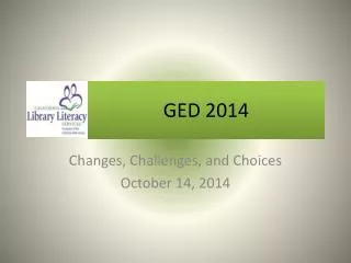 GED 2014