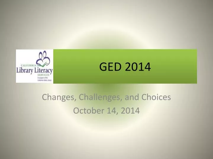 ged 2014