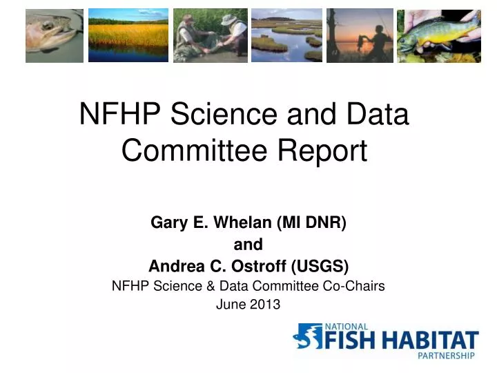 nfhp science and data committee report