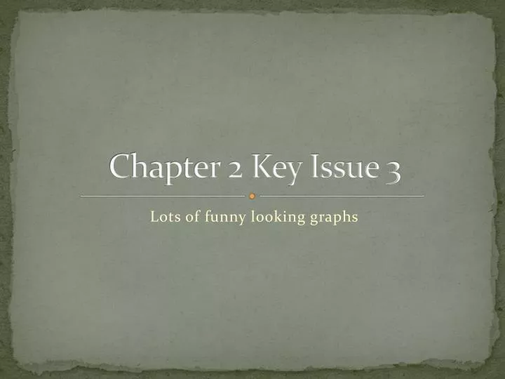 chapter 2 key issue 3