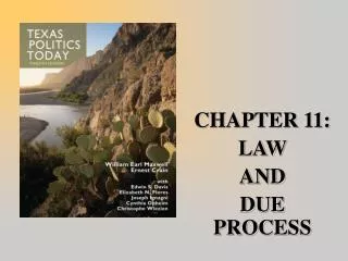 CHAPTER 11: LAW AND DUE PROCESS