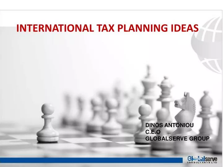 international tax planning ideas