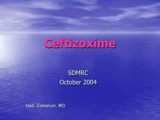 ceftizoxime