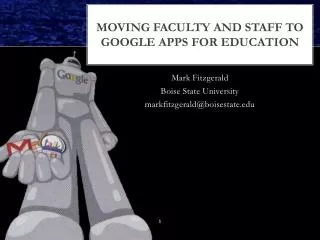 Moving faculty and staff to Google Apps for Education