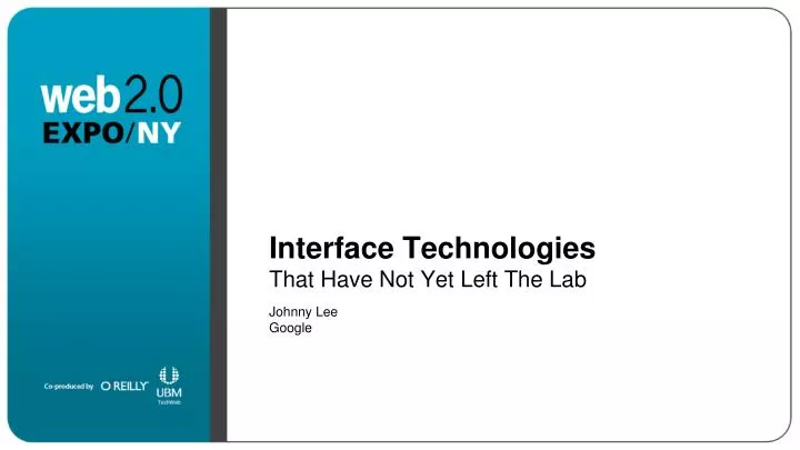 interface technologies that have not yet left the lab