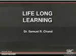 LIFE LONG LEARNING - slide 1