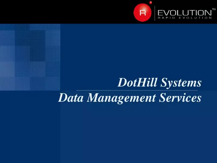 dothill systems data management services