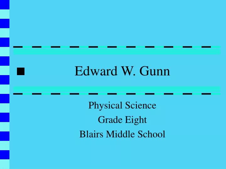 edward w gunn