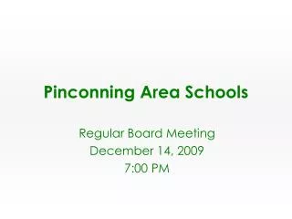 Pinconning Area Schools