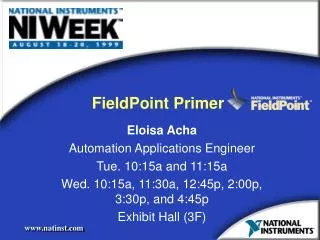 FieldPoint Primer