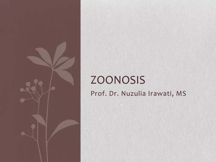 zoonosis