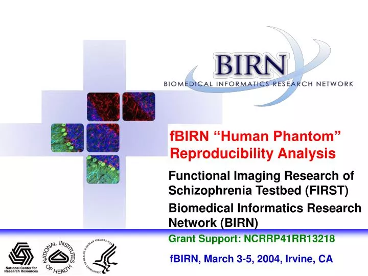 fbirn human phantom reproducibility analysis