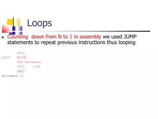 Loops