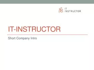 IT-Instructor