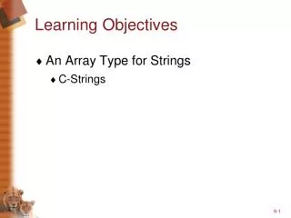 Learning Objectives