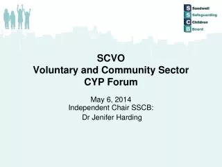 SCVO Voluntary and Community Sector CYP Forum