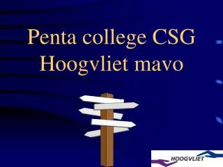 penta college csg hoogvliet mavo