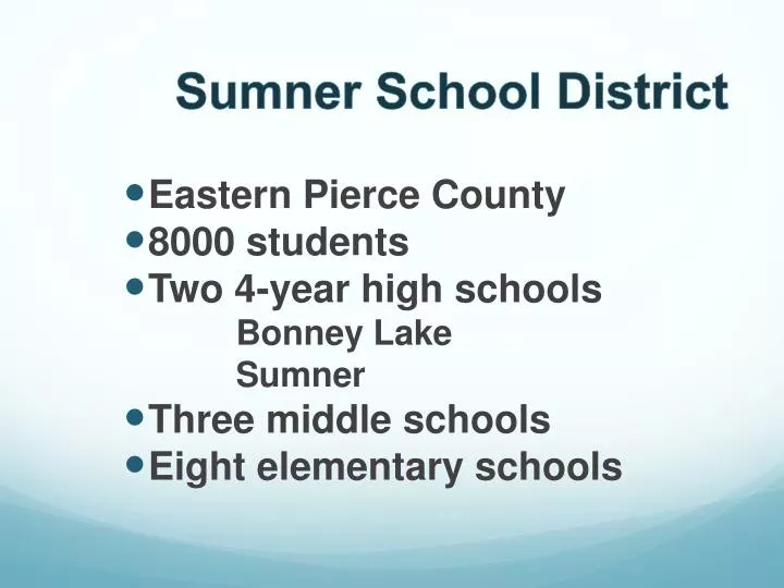 sumner school district