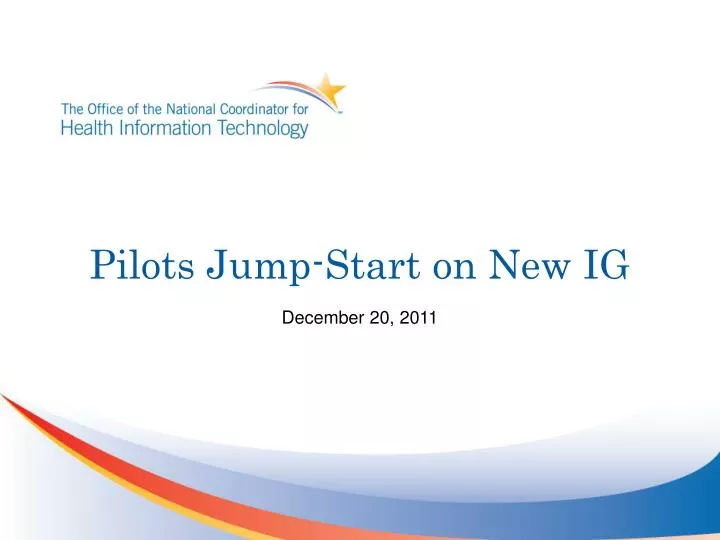 pilots jump start on new ig