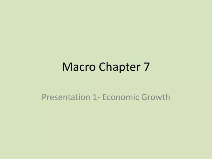 macro chapter 7