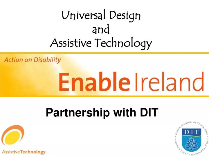 universal design and assistive technology