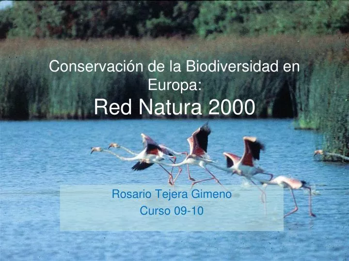 conservaci n de la biodiversidad en europa red natura 2000