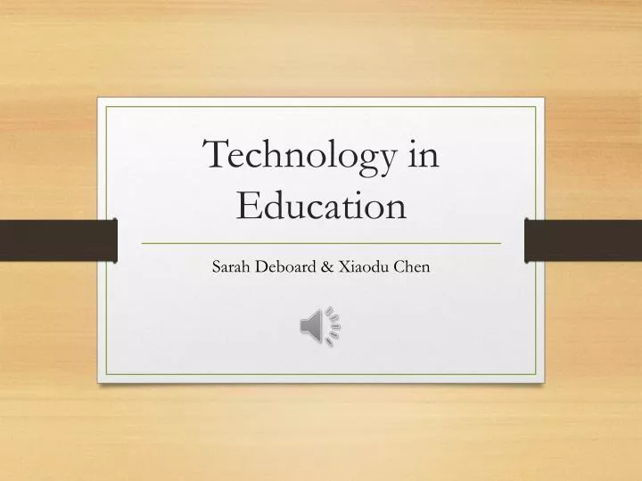 technology in education