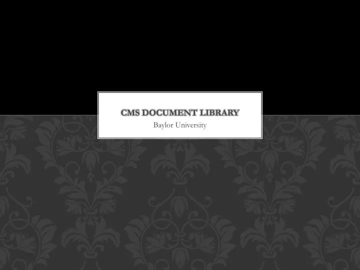 cms document library