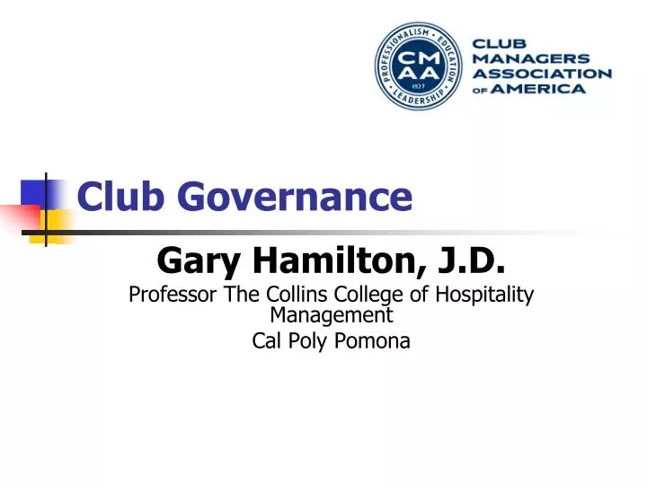 club governance
