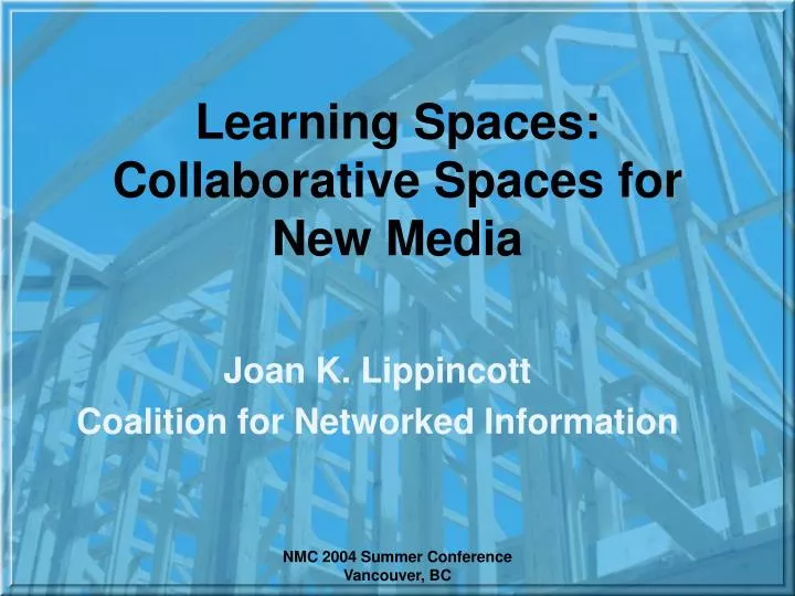 learning spaces collaborative spaces for new media