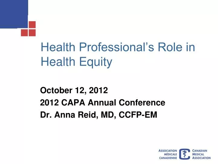 health professional s role in health equity