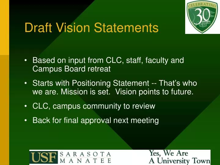 draft vision statements