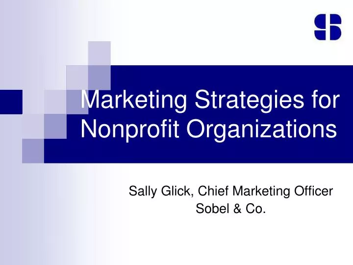 marketing strategies for nonprofit organizations