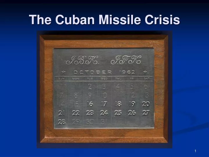 the cuban missile crisis