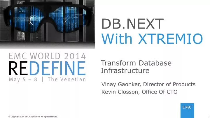 db next with xtremio transform database infrastructure