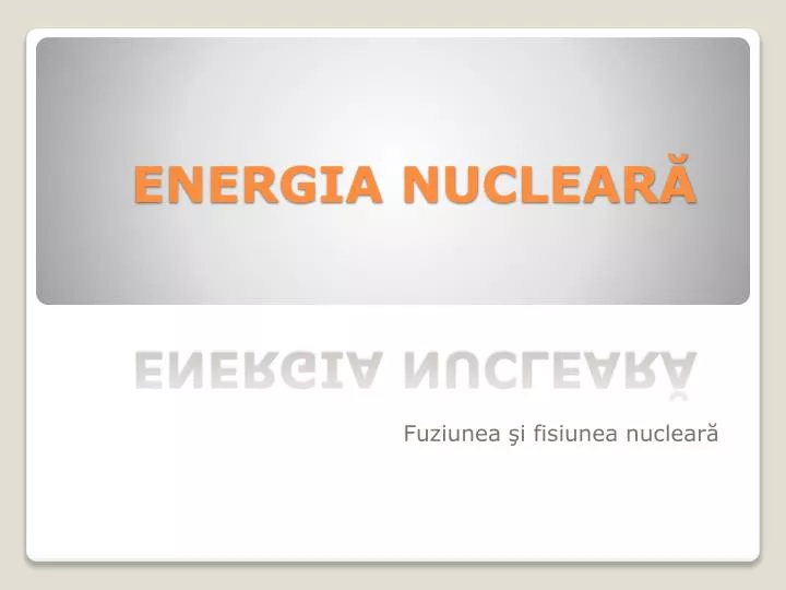 energia nuclear