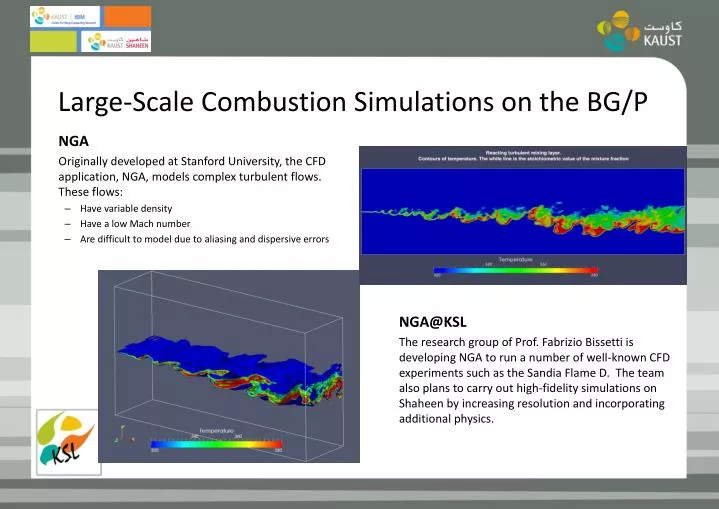 large scale combustion simulations on the bg p
