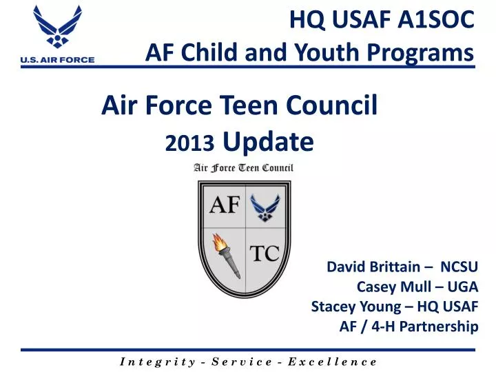 air force teen council 2013 update