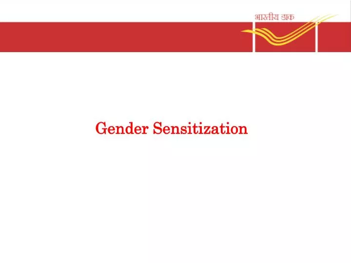 gender sensitization