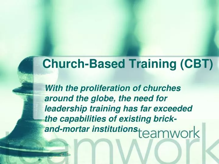 church based training cbt