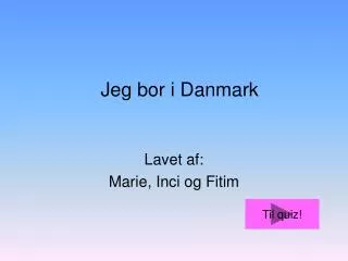 lavet af marie inci og fitim