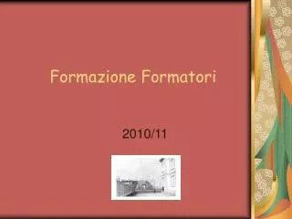 formazione formatori